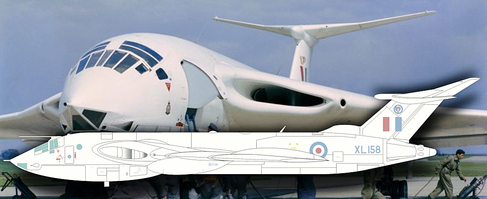 Handley Page Victor B.Mk.2 XL158, No.139 Squadron. RAF Wittering, early 1960s