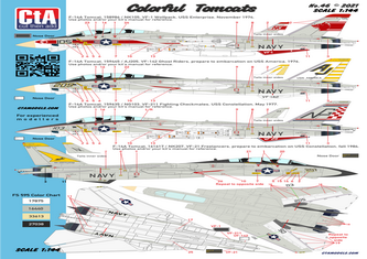 F-14A Tomcat - instruction sheet