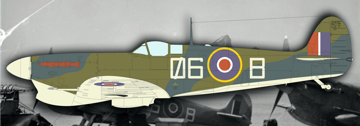 Seafire Mk.IB, 06-B, 885 Sqn, HMS Formidable, November 1942.