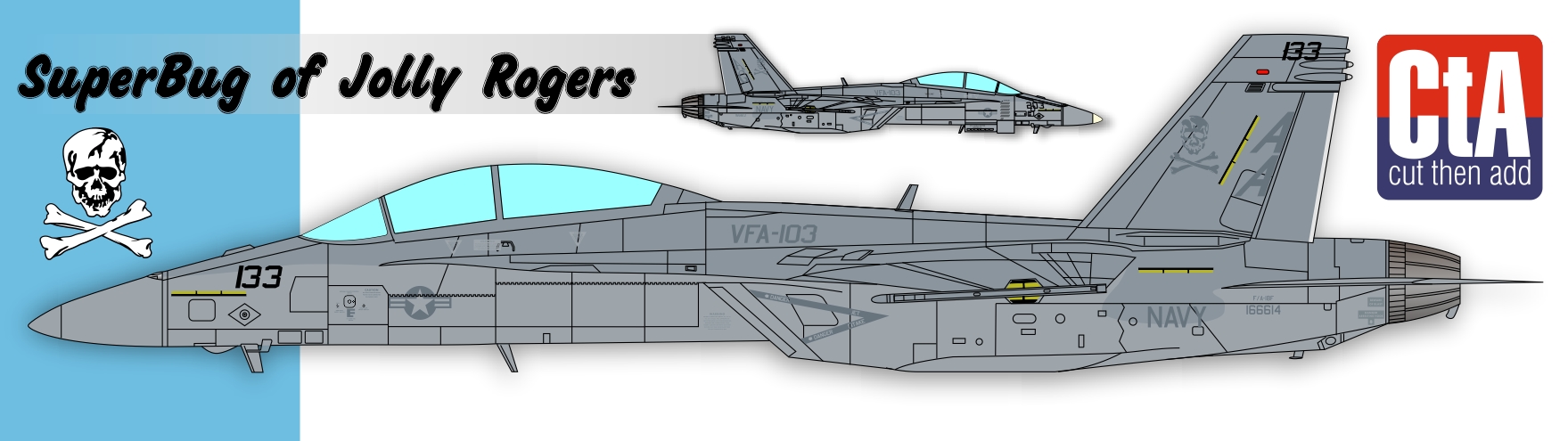 1/32 VFA-103 F/A-18F Super Hornet