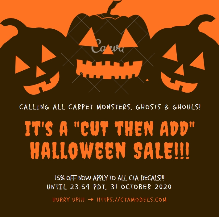 It's a CUT tHEN ADD
Halloween SALE!!!